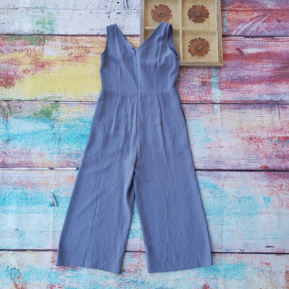Everlane The Japanese Essential Blue Jumpsuit 00 - Picture 8 of 11